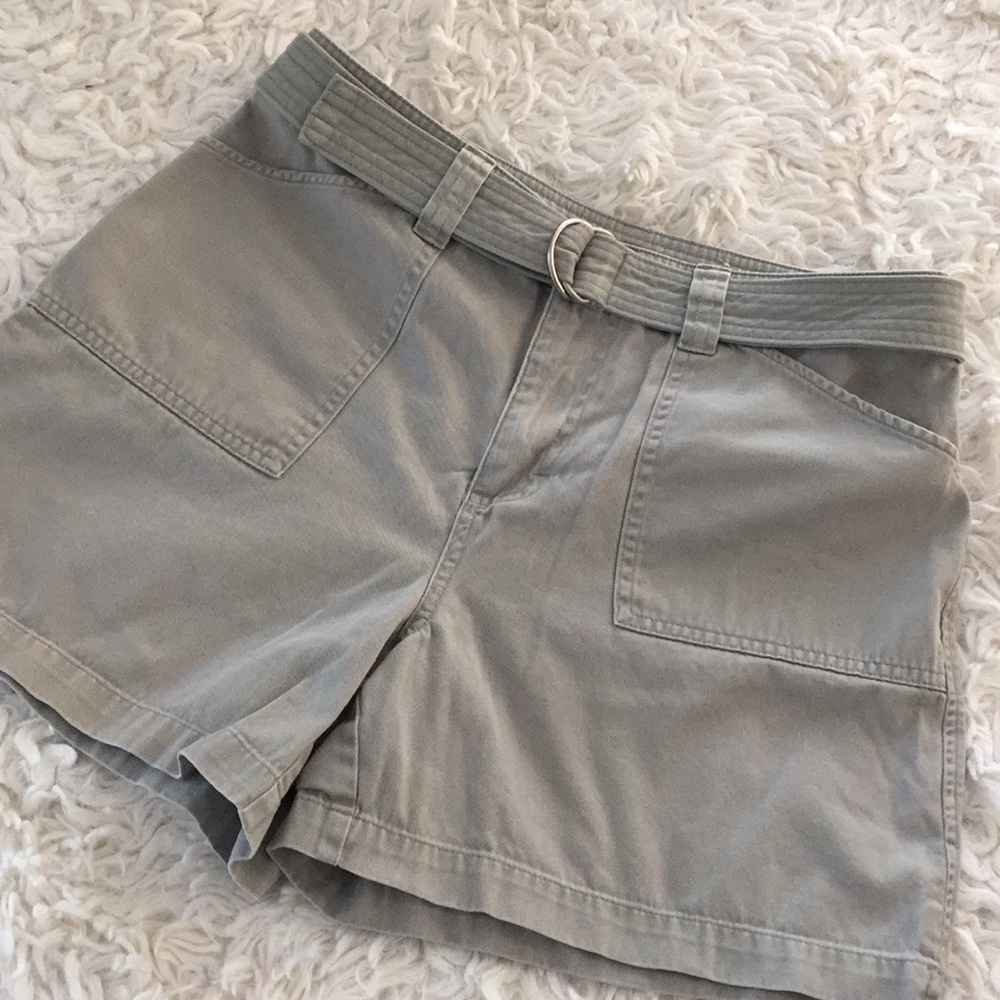 Sonoma pale green khaki high waisted shorts